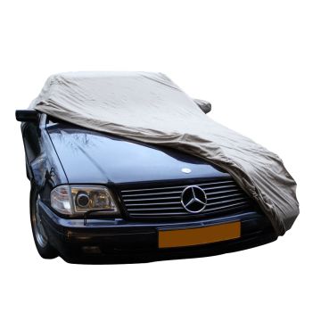 Mercedes-Benz R129 SL Wasserdichte Vollgarage - Star Cover - Militär Khaki - Spiegeltaschen