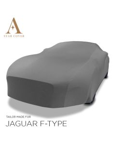 Jaguar F-type Convertible Autoabdeckung - Maßgeschneidert - Silbergrau