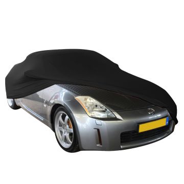 Indoor Autoabdeckung passend für Nissan 350Z Roadster - Maßgeschneidert - Schwarz